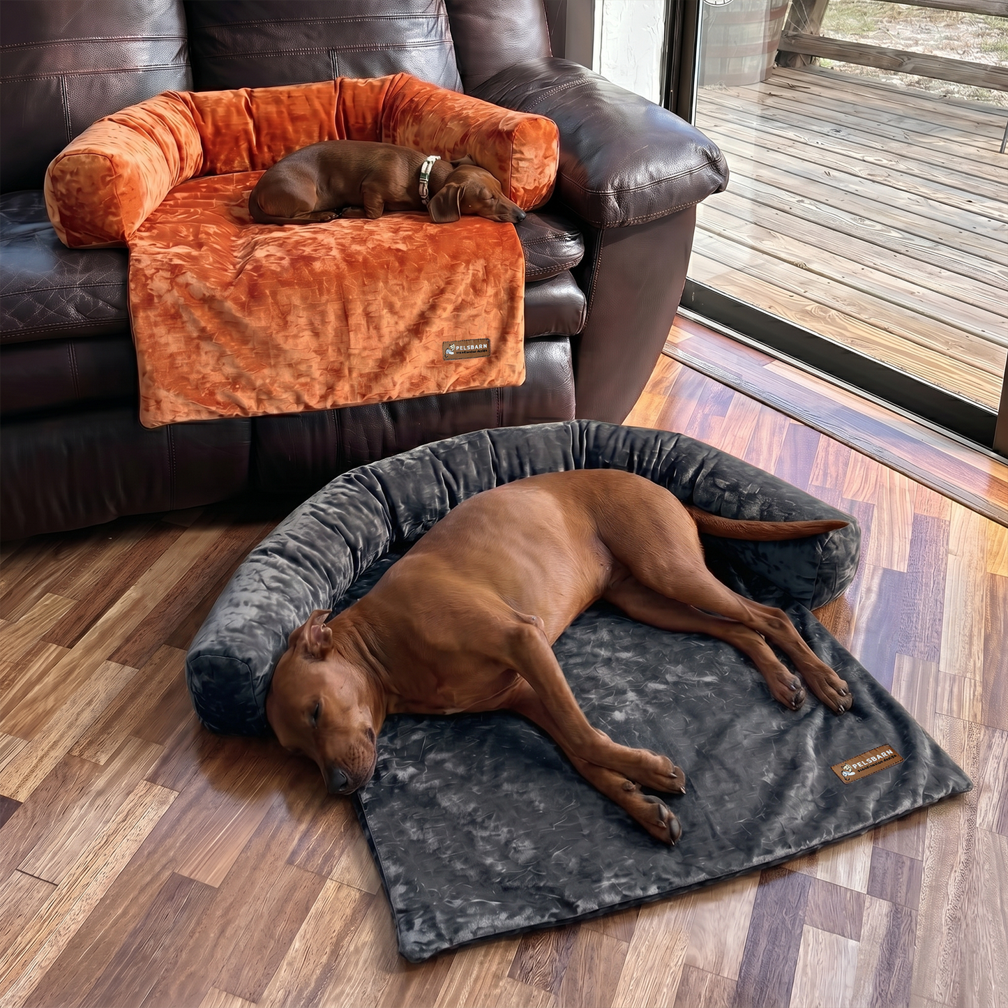 Pelsbarn Diamond Velvet Sofa Bed