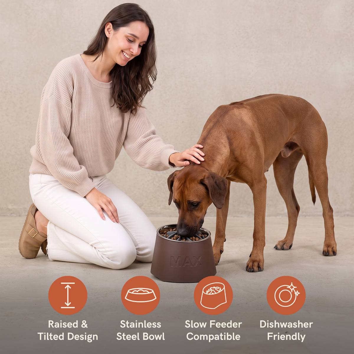 Elevated Dog Feeder