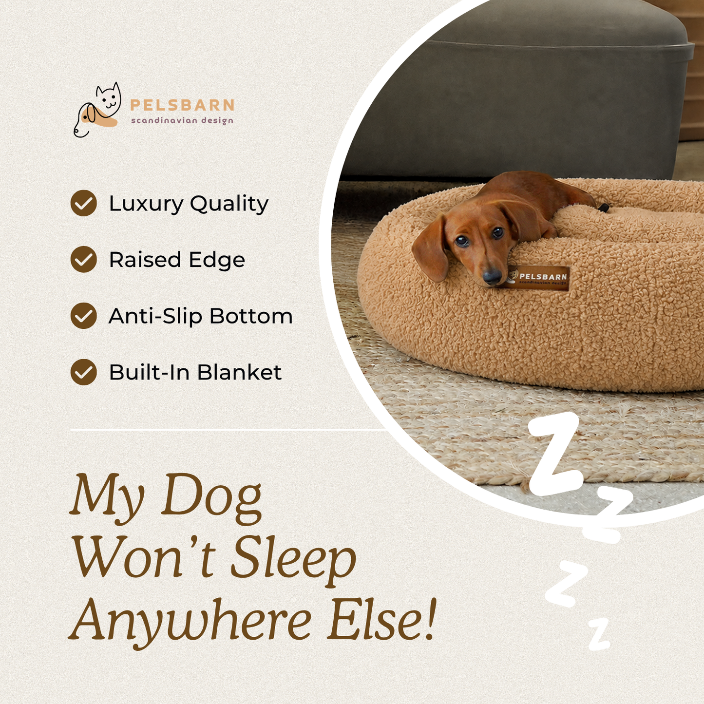 Teddy Donut Bed (1+1 )