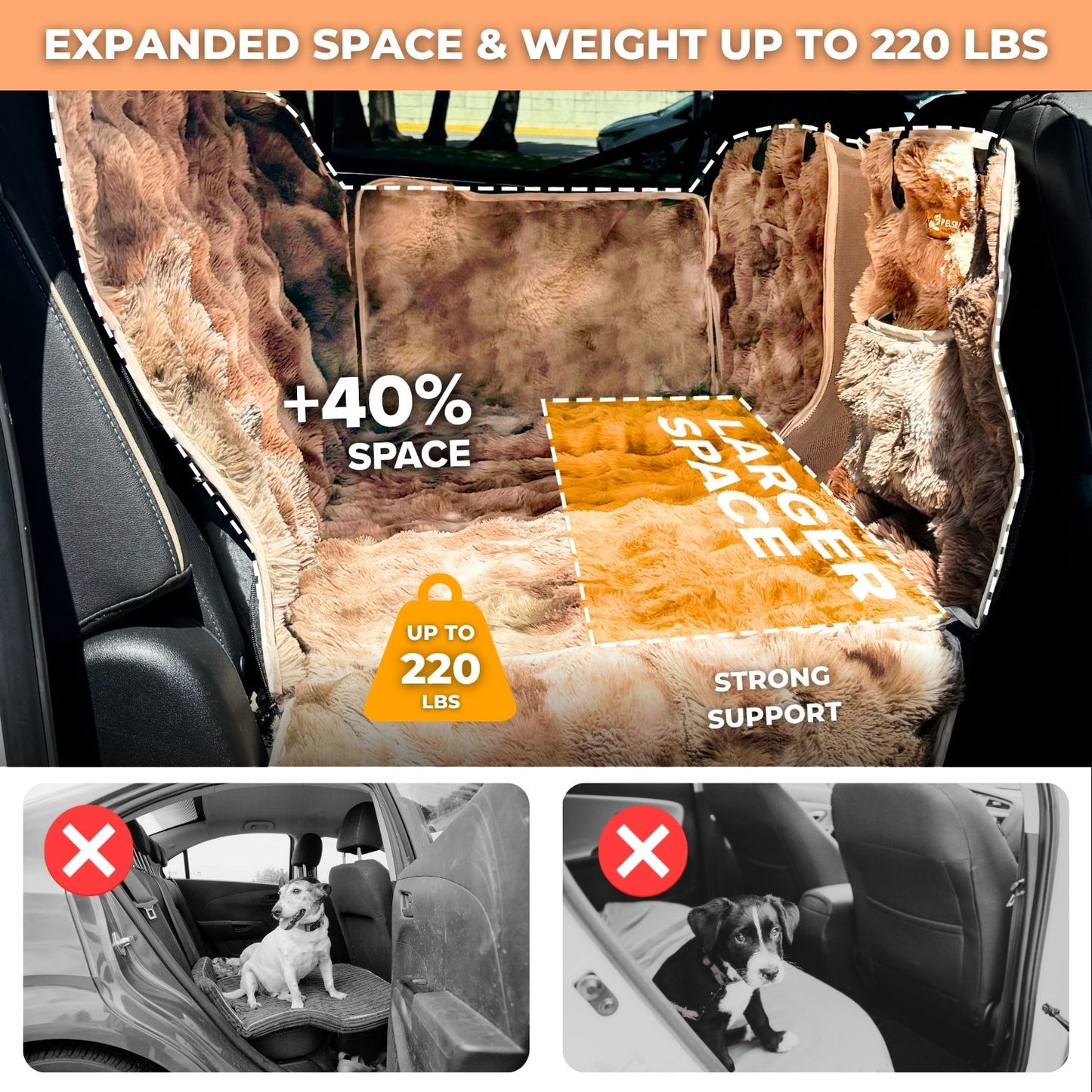 Luxurious Full Backseat + Free Calming Chews