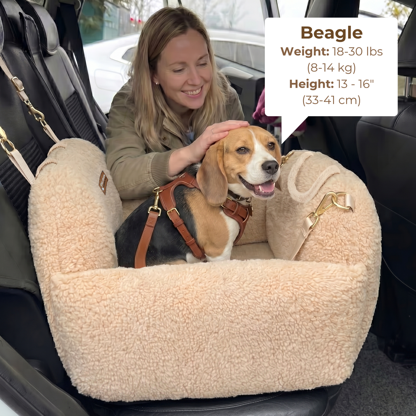 Pelsbarn Teddy Cozy Car Seat
