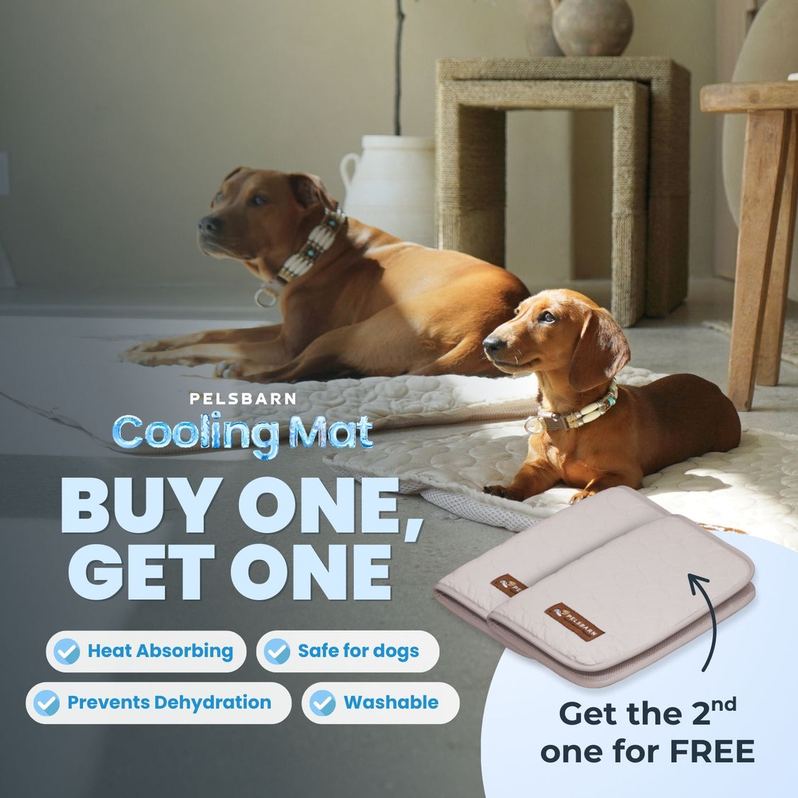 Pelsbarn Cooling Mat Bundle