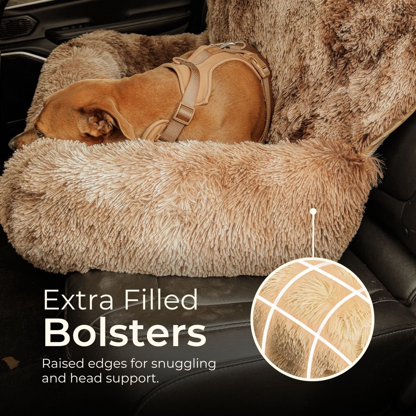 Fluffy Car Bed Travel Safety Kit