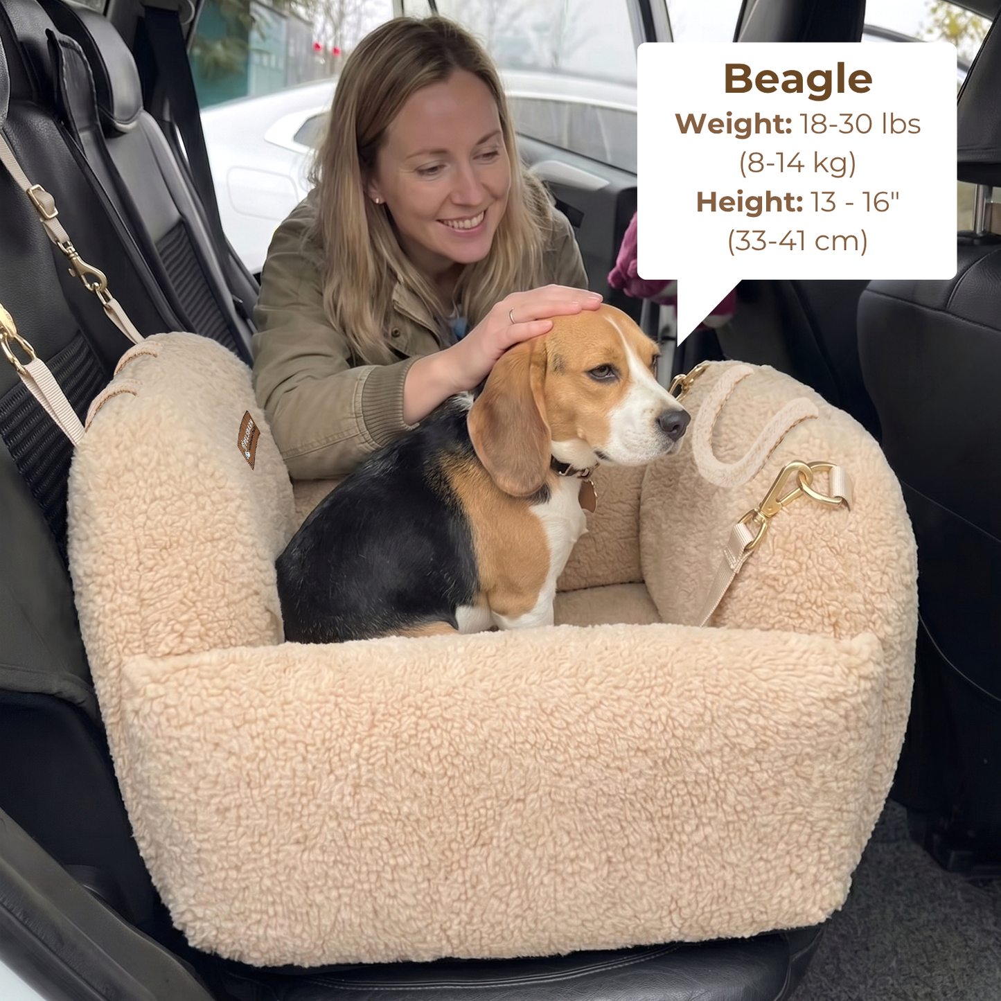 Pelsbarn Teddy Cozy Car Seat Bed