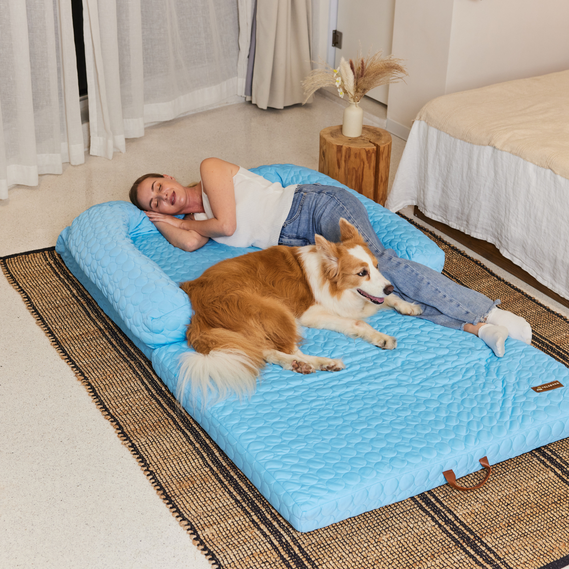 Human Size Cooling Dog Bed
