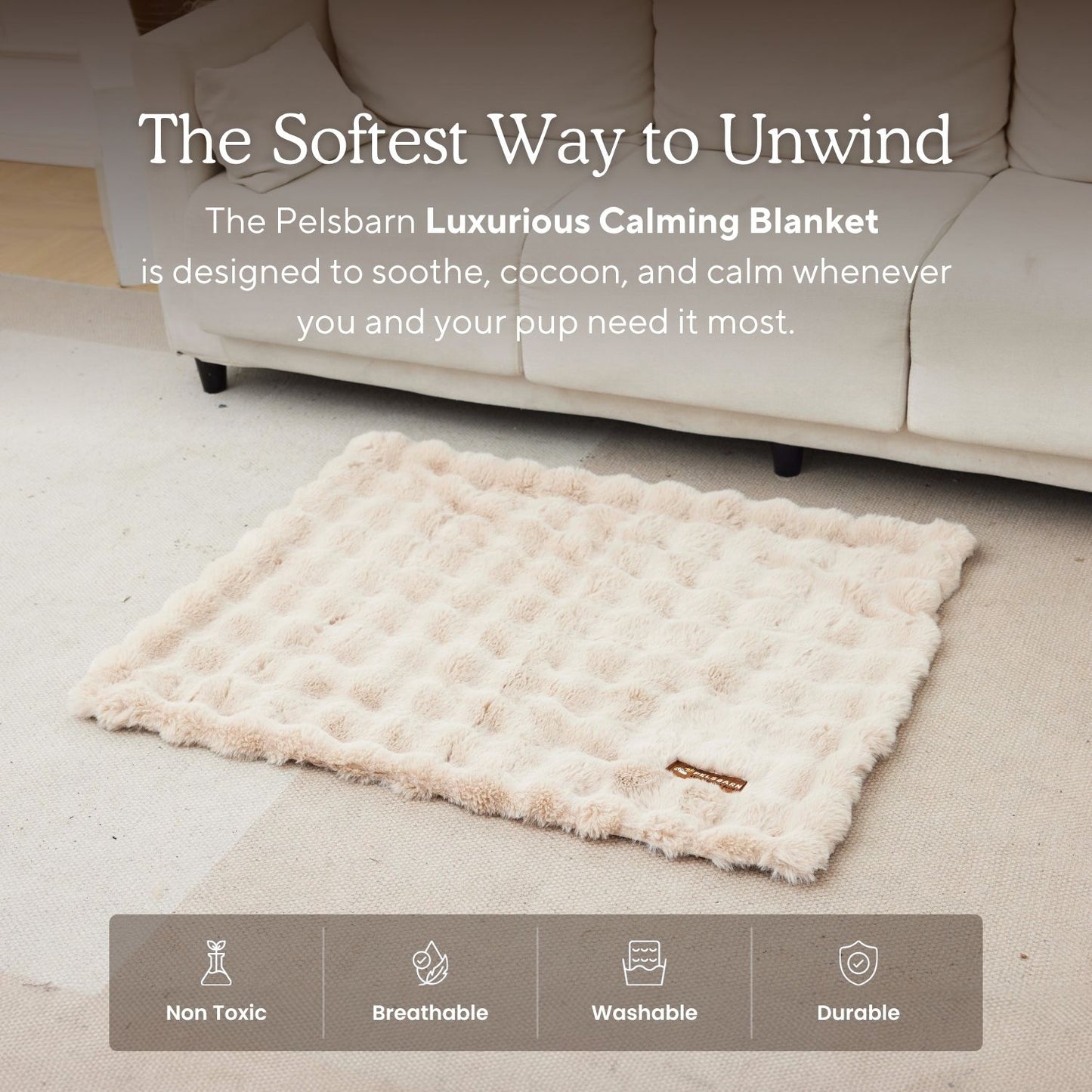 Luxurious Living Room Kit (Bed + Blanket + Pillow)