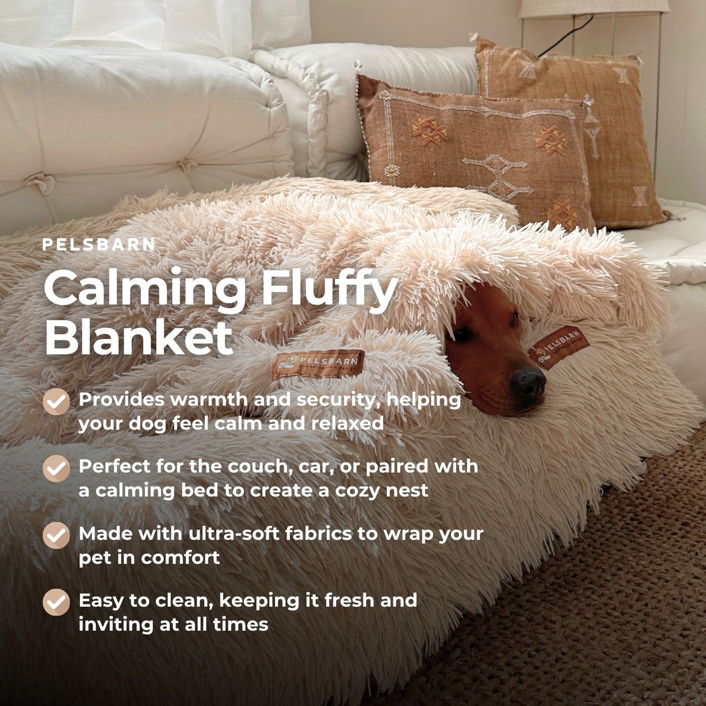 Fluffy Car Bed Travel Safety Kit