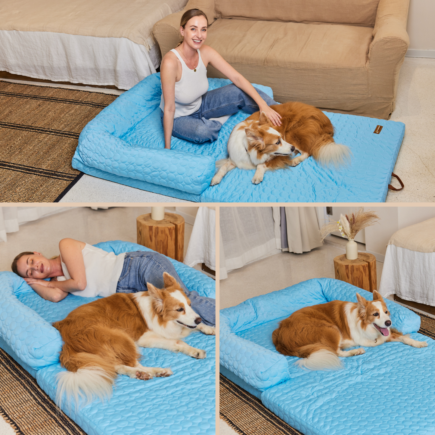 Human Size Cooling Dog Bed