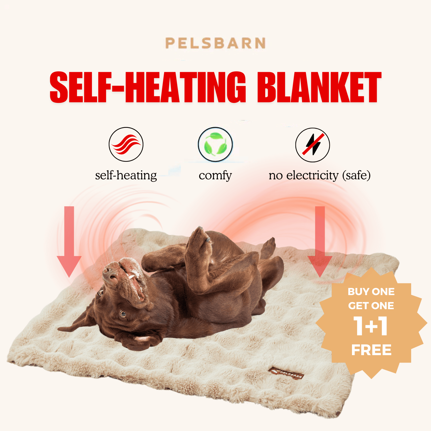 Self heating blanket for dogs hotsell