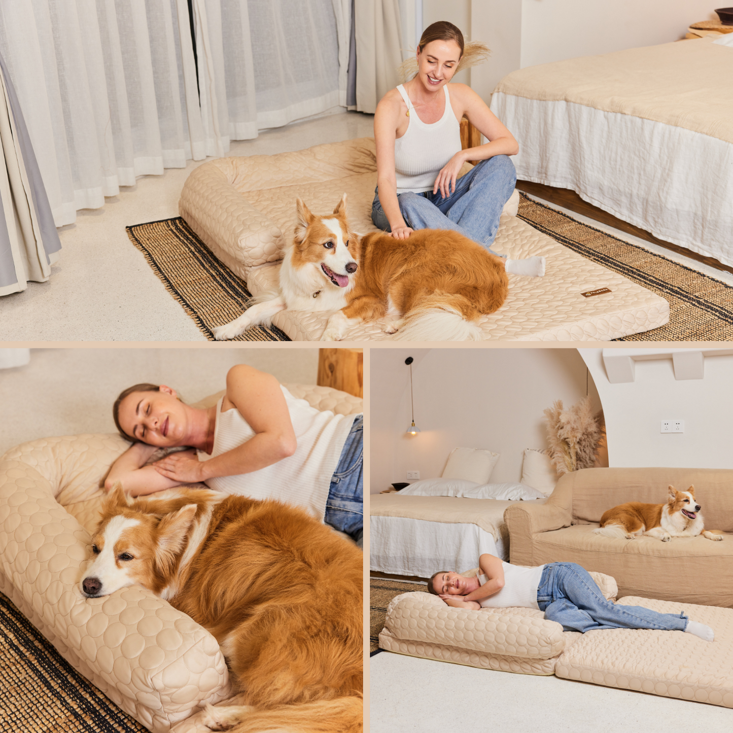 Human Size Cooling Dog Bed