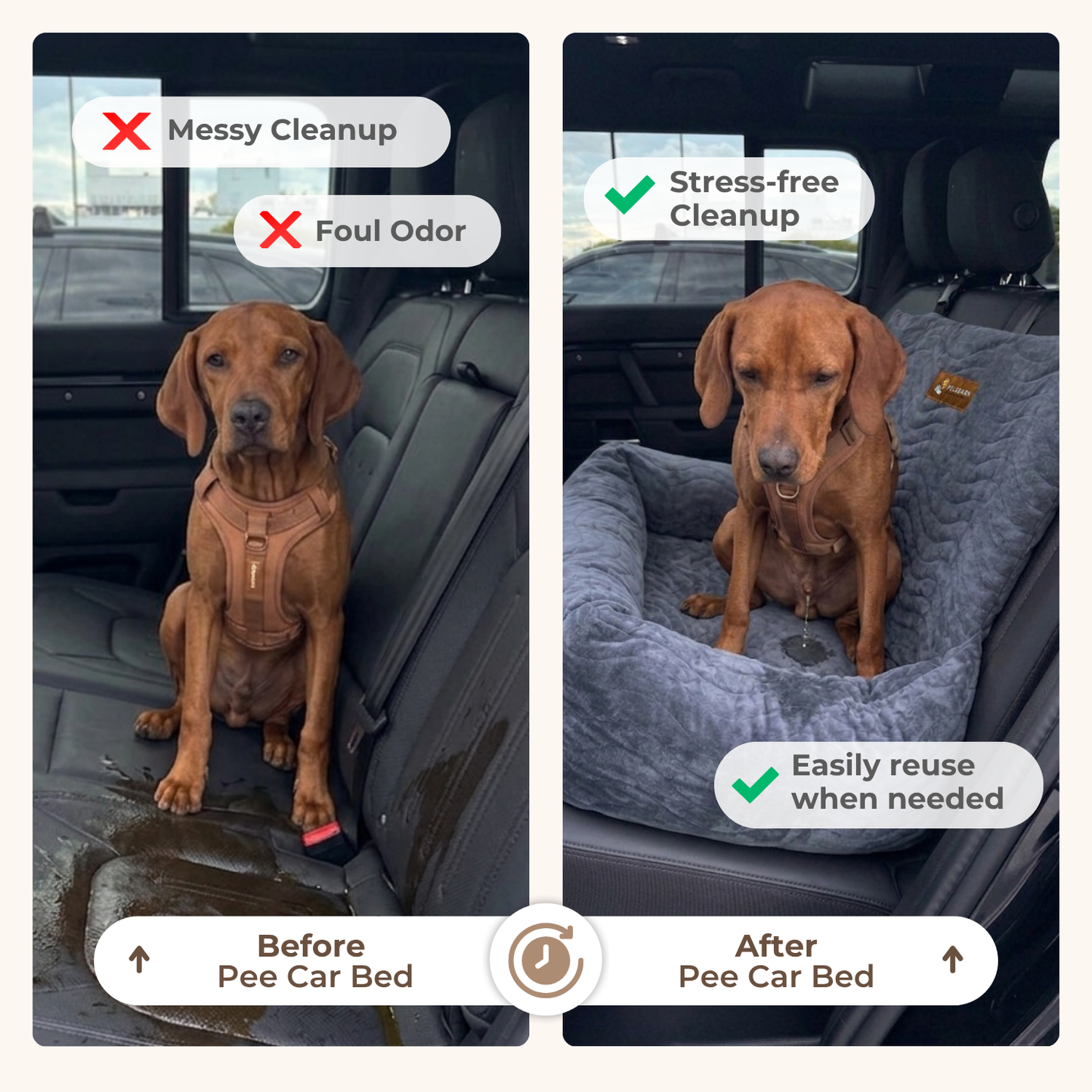 Pelsbarn Pee Car Bed