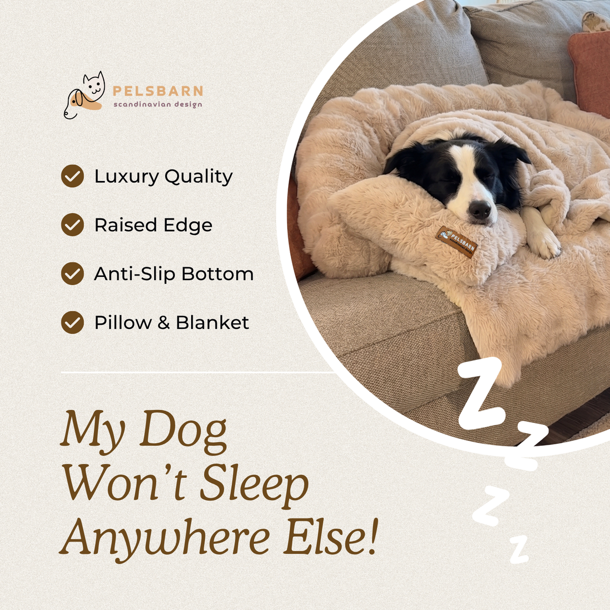 Pelsbarn Luxurious Sofa Bed Bundle
