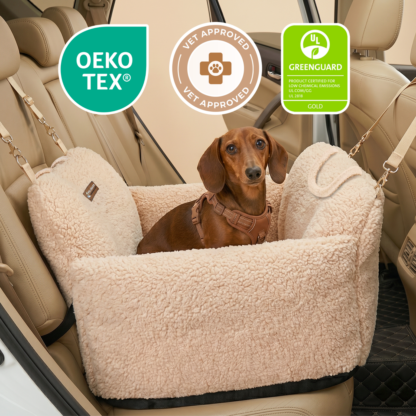 Pelsbarn Teddy Cozy Car Seat Bed
