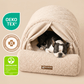 Pelsbarn Dome House Dog Bed in Boucle