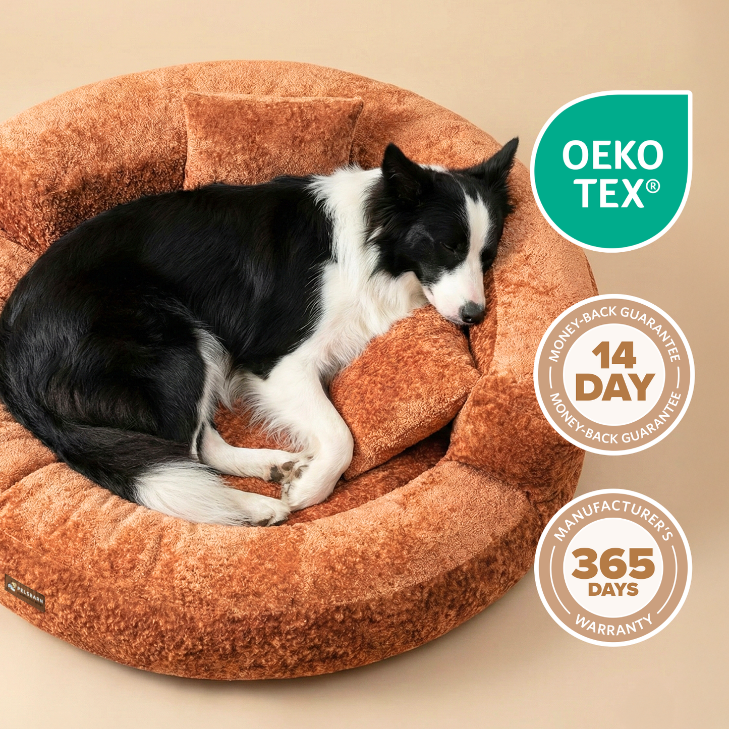 Pelsbarn Diamond Velvet Bed