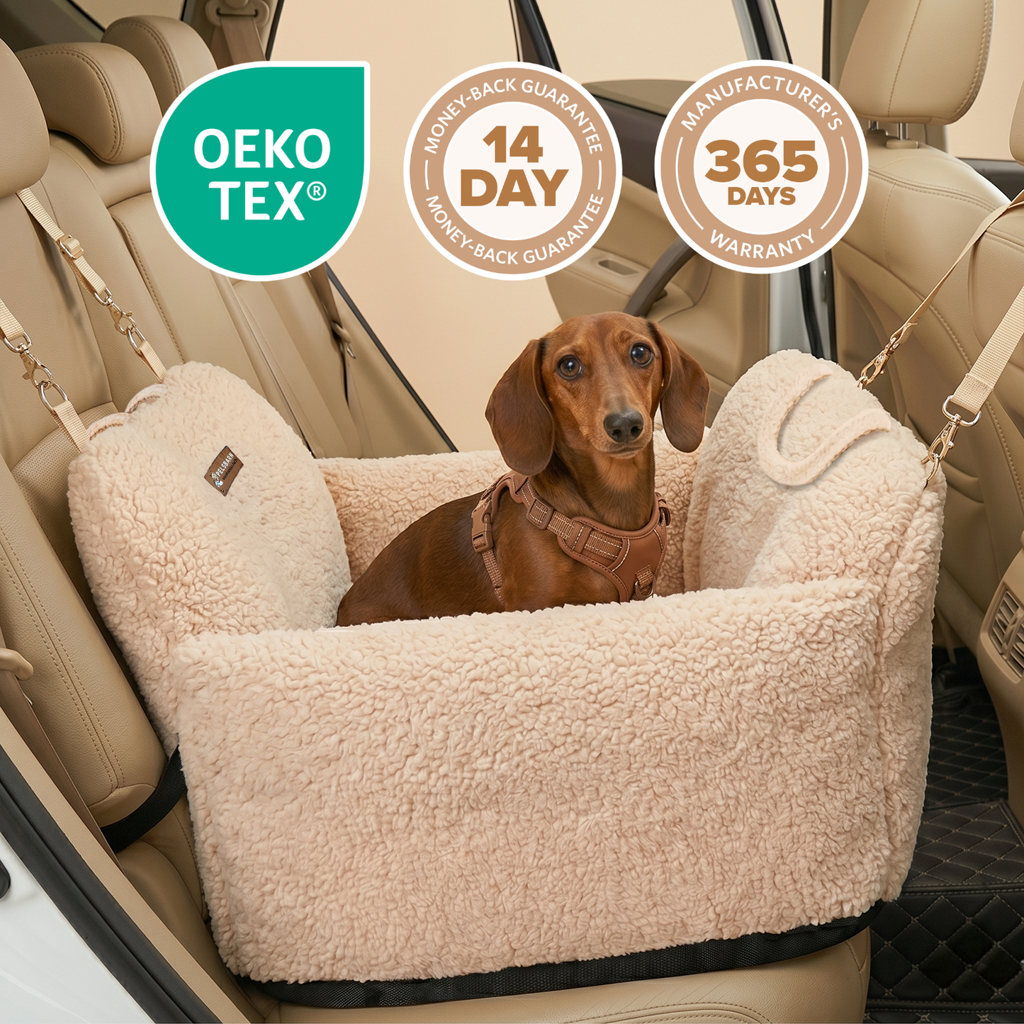 Pelsbarn Teddy Cozy Car Seat Bed