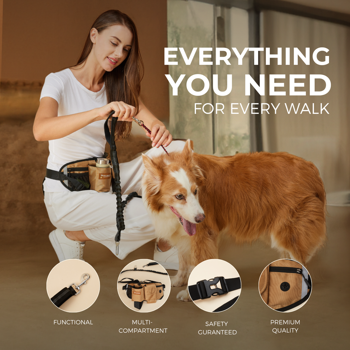 All-in-One Dog Walking Bag