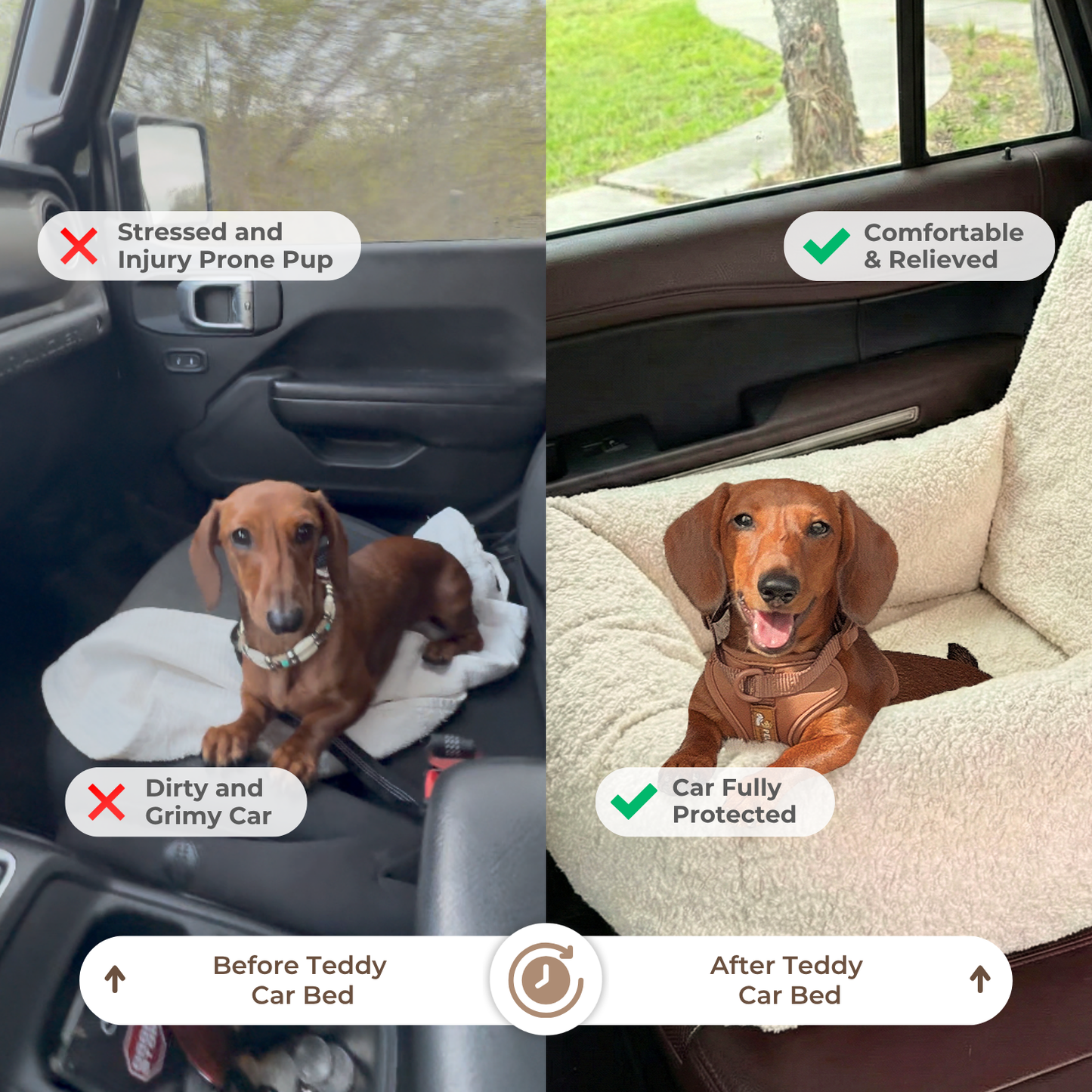 Pelsbarn Teddy Car Bed