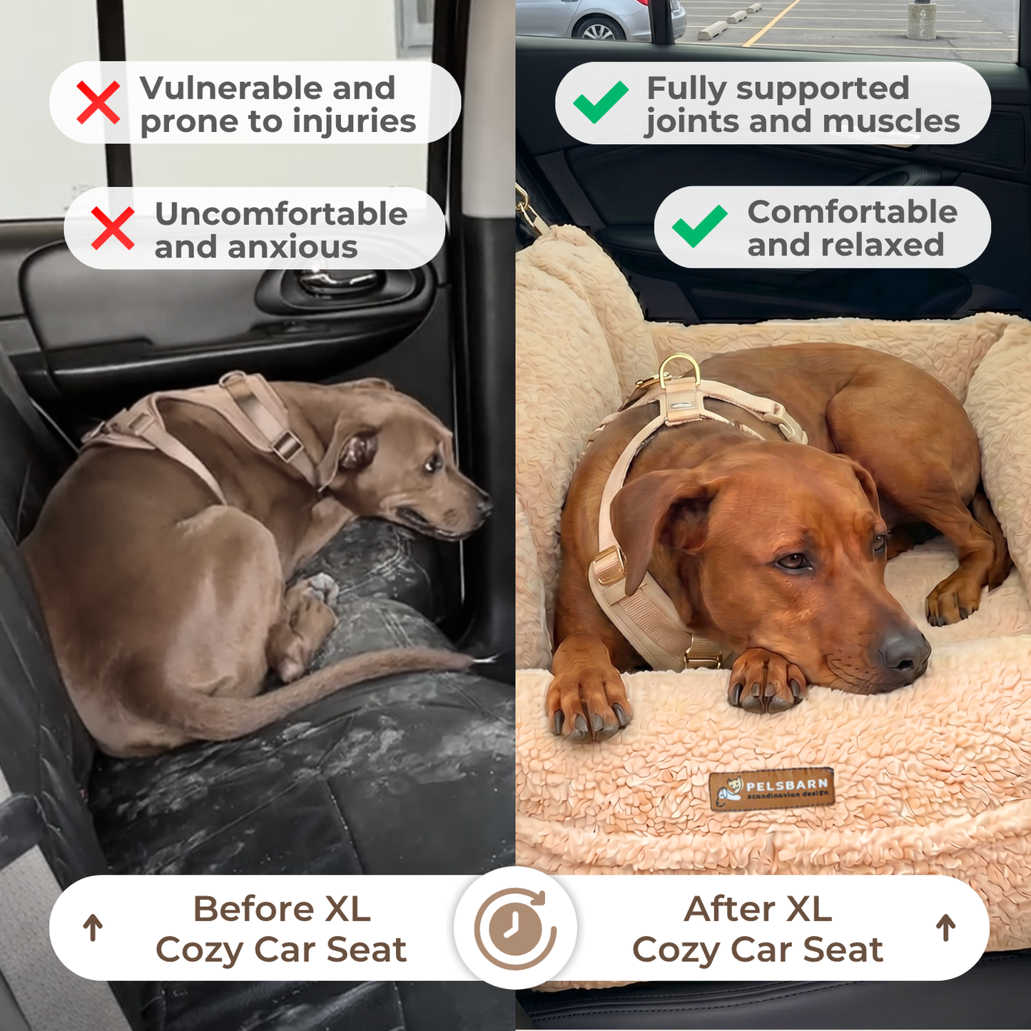 Pelsbarn Cozy Car Seat XL