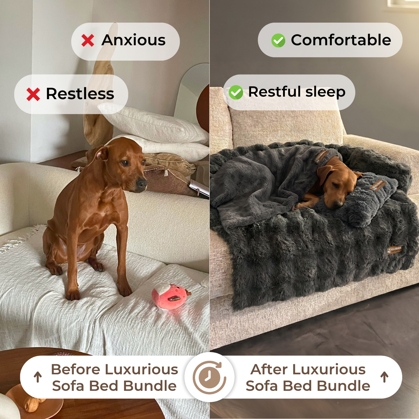 Pelsbarn Luxurious Sofa Bed Bundle