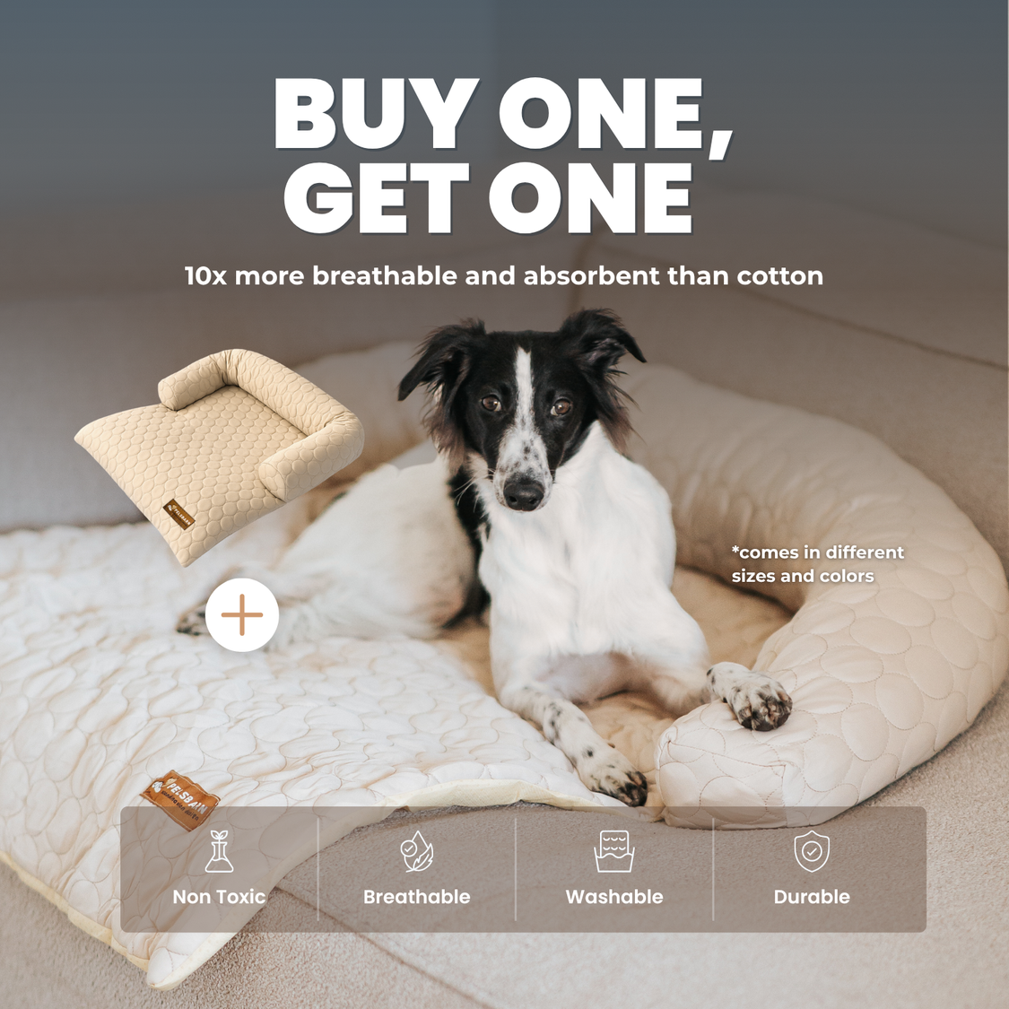 Pelsbarn Cooling Bed (4x more effective) BOGO Deal