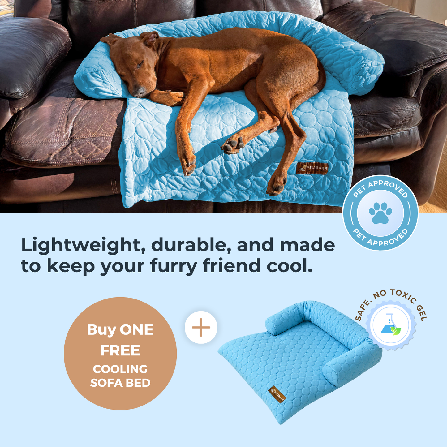 Pelsbarn Cooling Bed (4x more effective) BOGO Deal