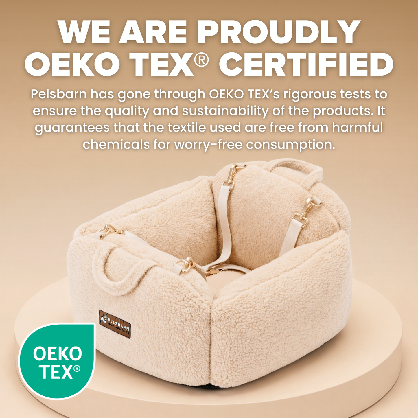 Pelsbarn Teddy Cozy Car Seat