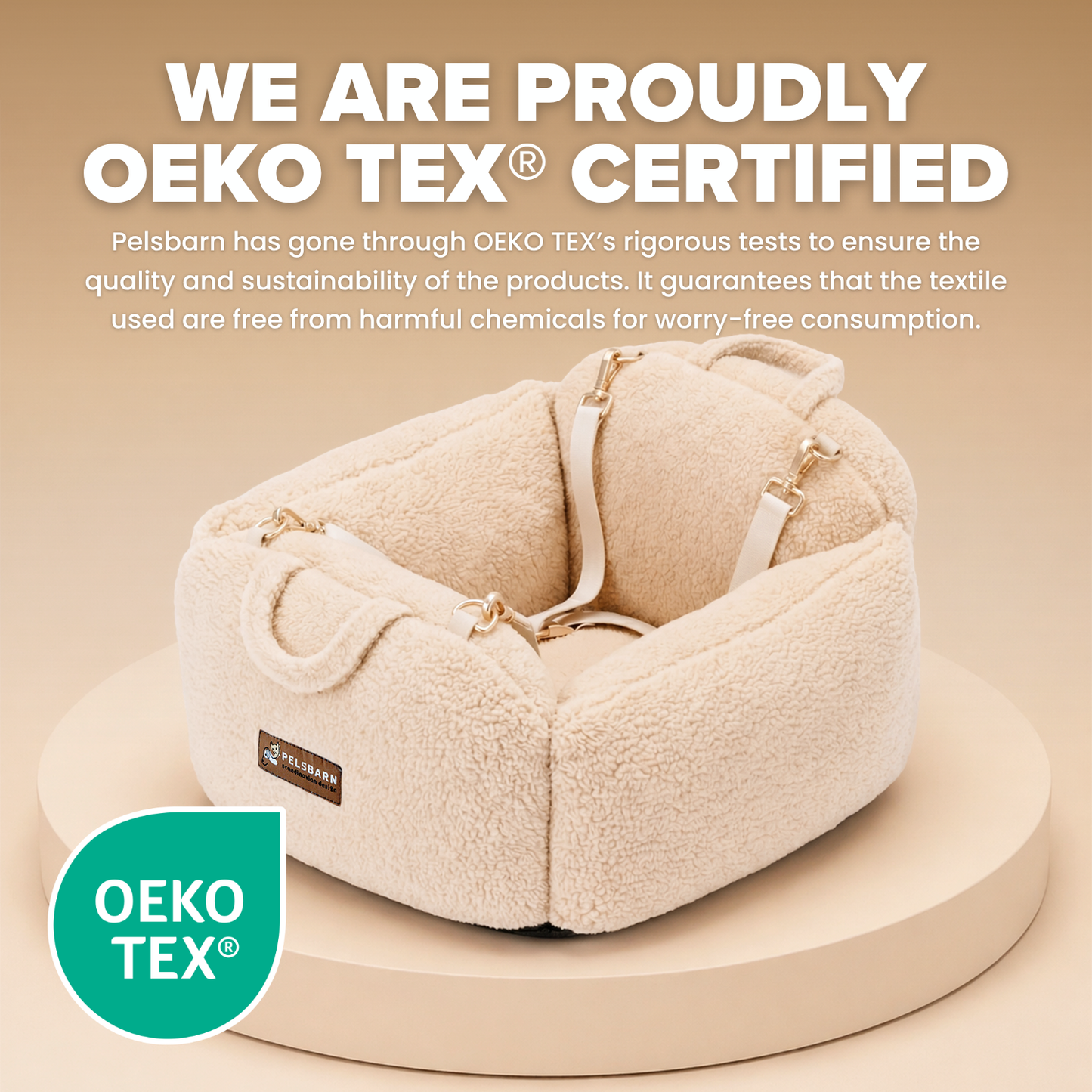 Pelsbarn Teddy Cozy Car Seat Bed