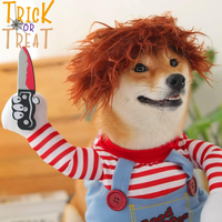 Woof-o-Ween: Chucky Pup-Style Costume