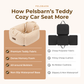Pelsbarn Teddy Cozy Car Seat Bed