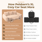 Pelsbarn Cozy Car Seat XL