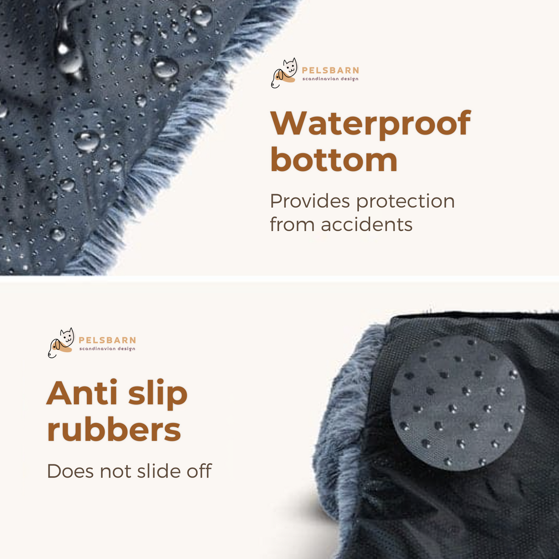 Original Pelsbarn Bed + FREE calming blanket