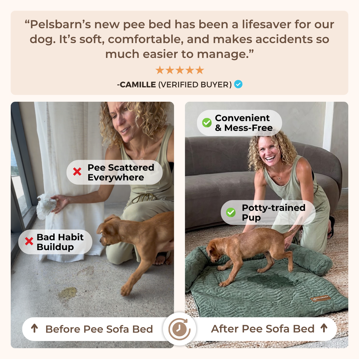 Pelsbarn Pee Bed