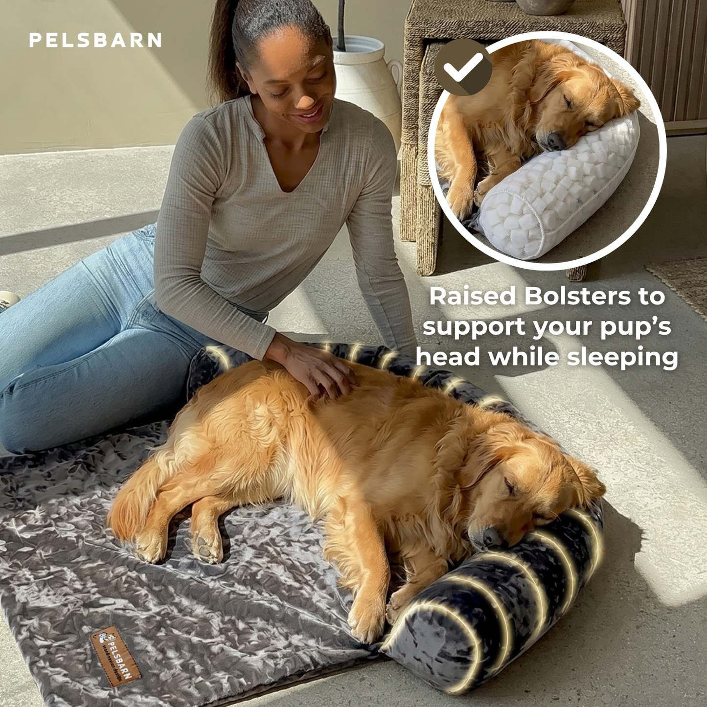 Pelsbarn Diamond Velvet Sofa Bed