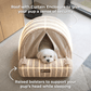 Pelsbarn Dome House Dog Bed in Boucle