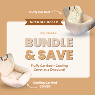 Fluffy Car Bed + Cooling Car Bed Cover