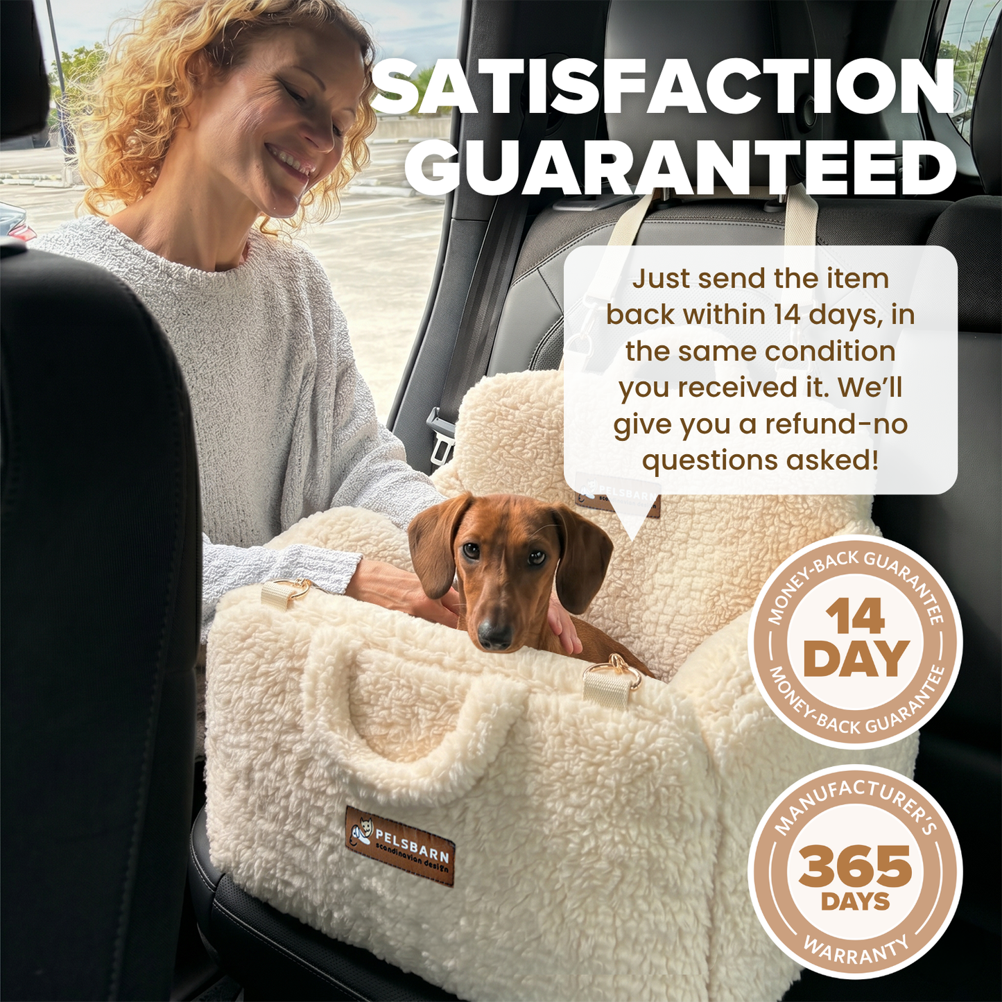 Pelsbarn Teddy Cozy Car Seat