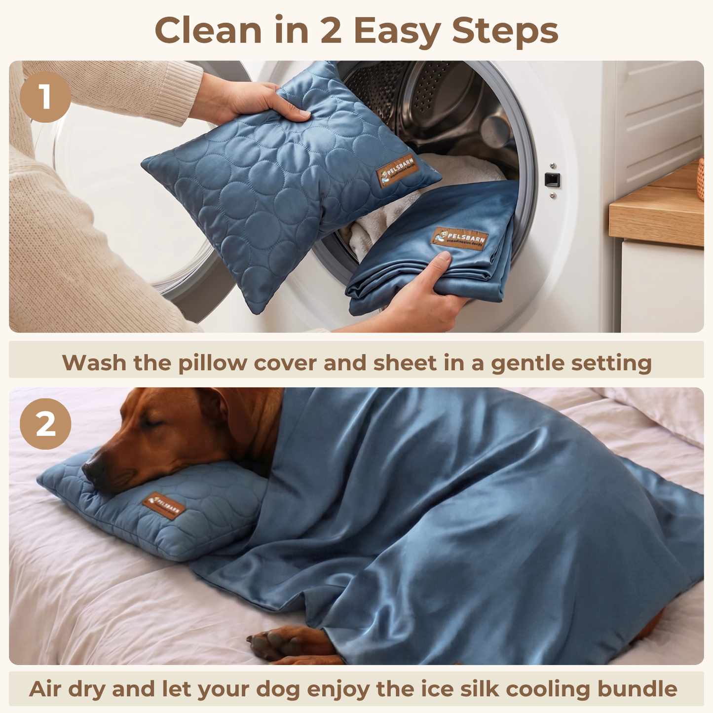 Pelsbarn Cooling Pillow + Sheet Bundle