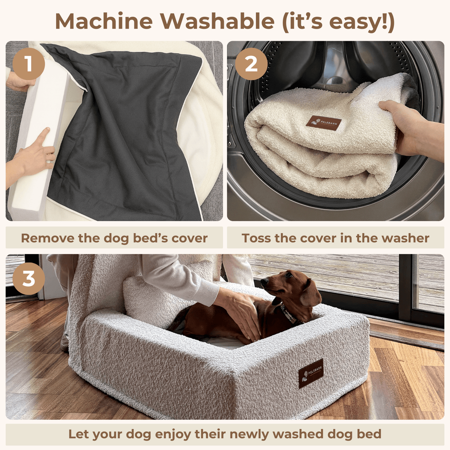 REAL orthopedic bed for dogs (including mattress and pillow)