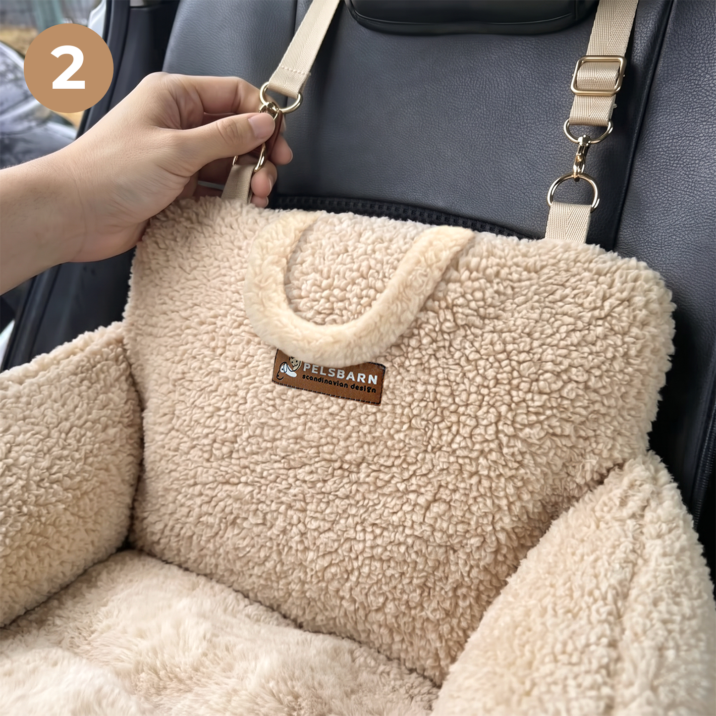 Pelsbarn Teddy Cozy Car Seat