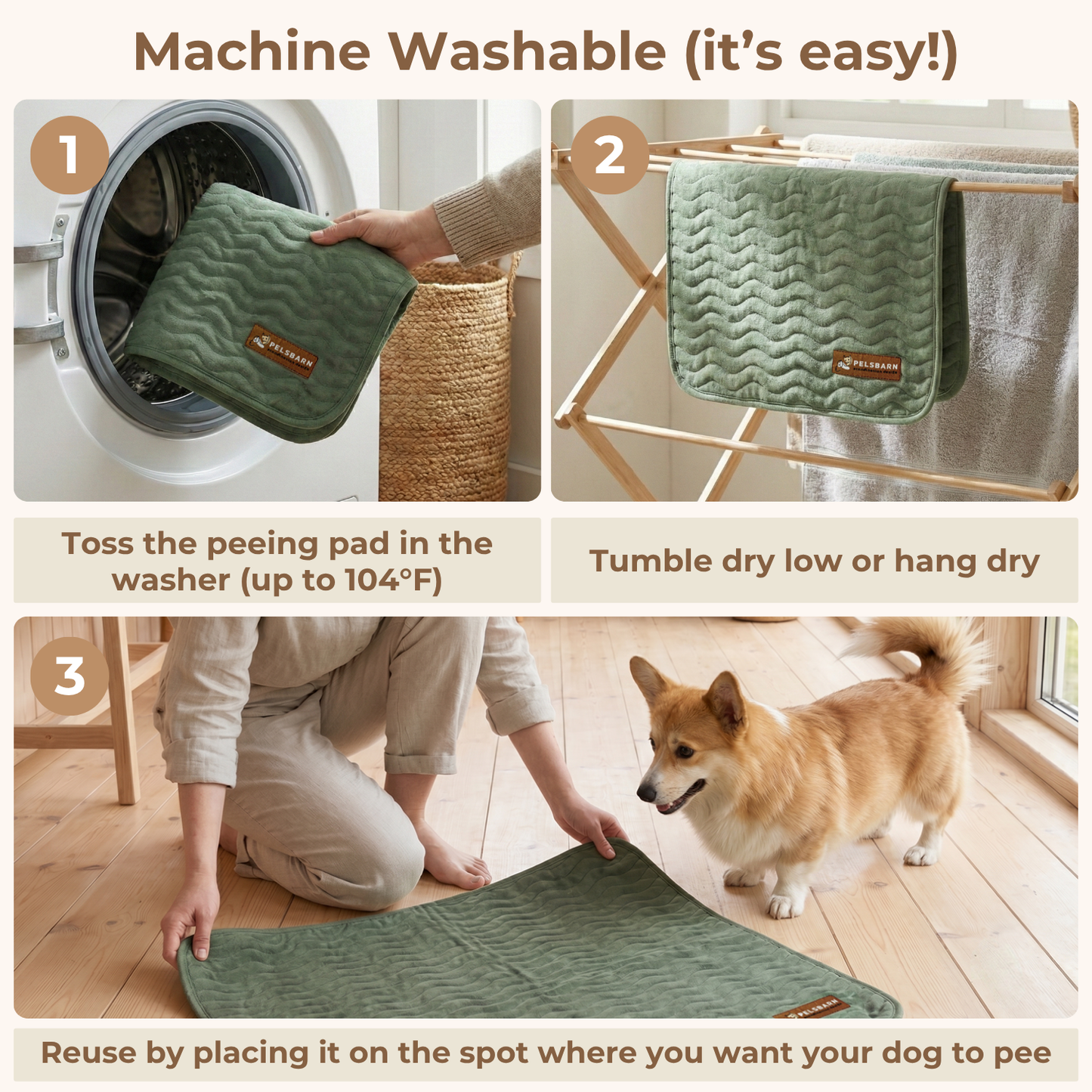 Premium Reusable Pee Pad