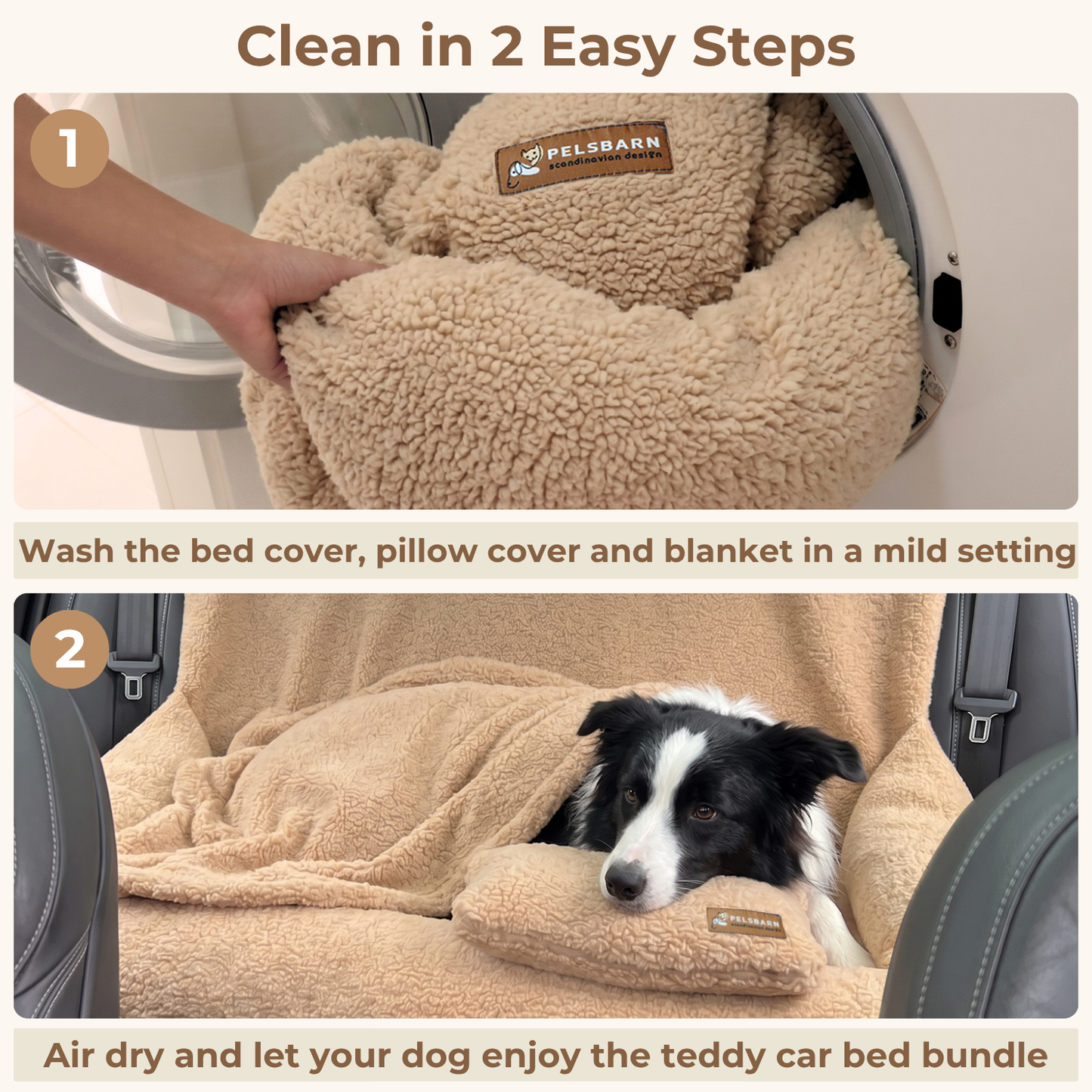 Pelsbarn Teddy Car Bed Bundle