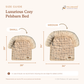 Luxurious sofa bed + luxurious cozy blanket (bundle)