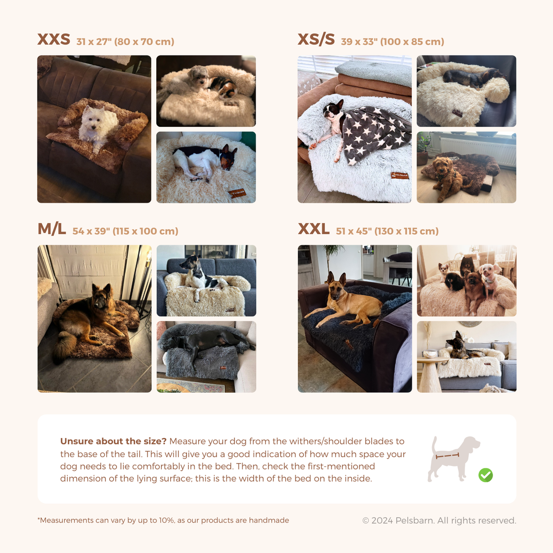 Original Pelsbarn Bed + FREE calming blanket