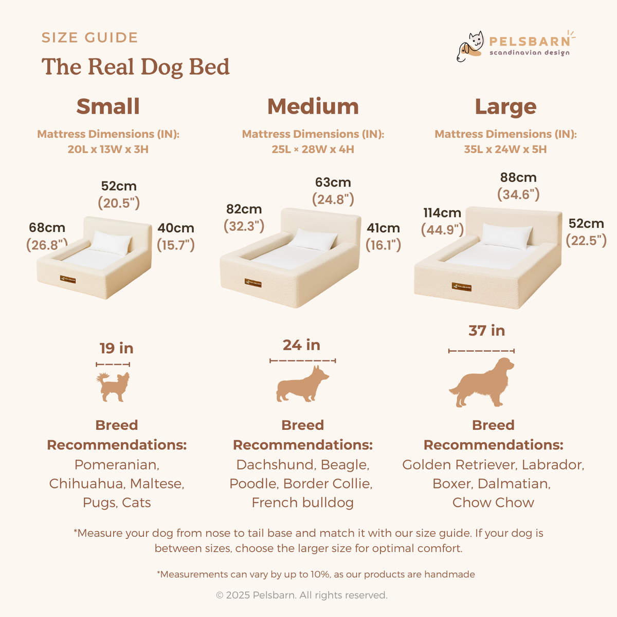 Real Orthopedic Bed for Dogs
