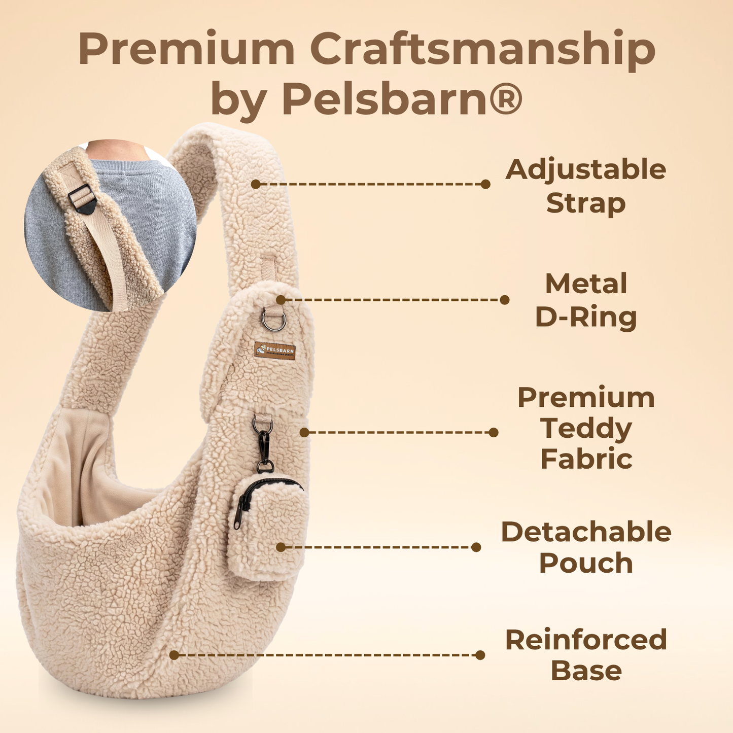Pelsbarn Teddy Dog Carrier