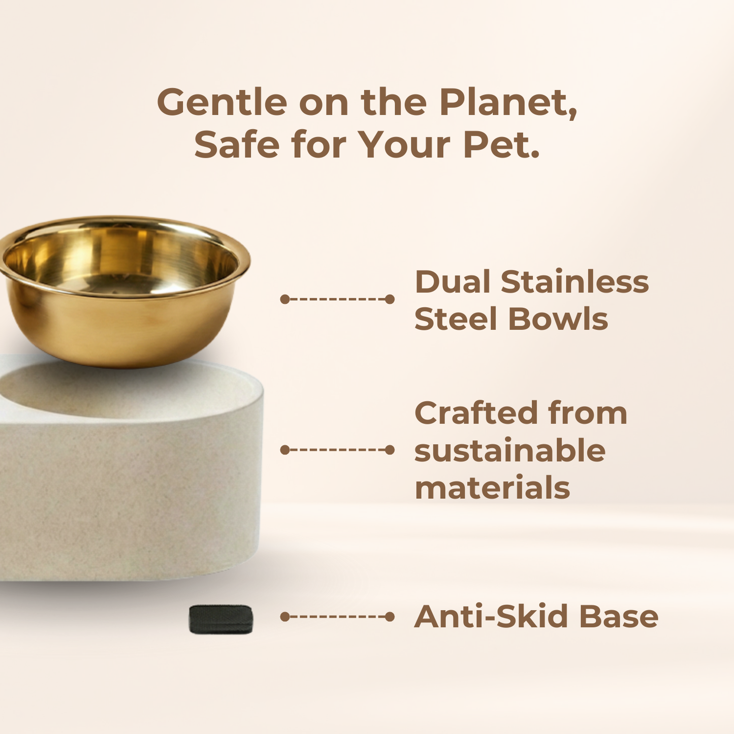 Pelsbarn Dual Dinner Bowl