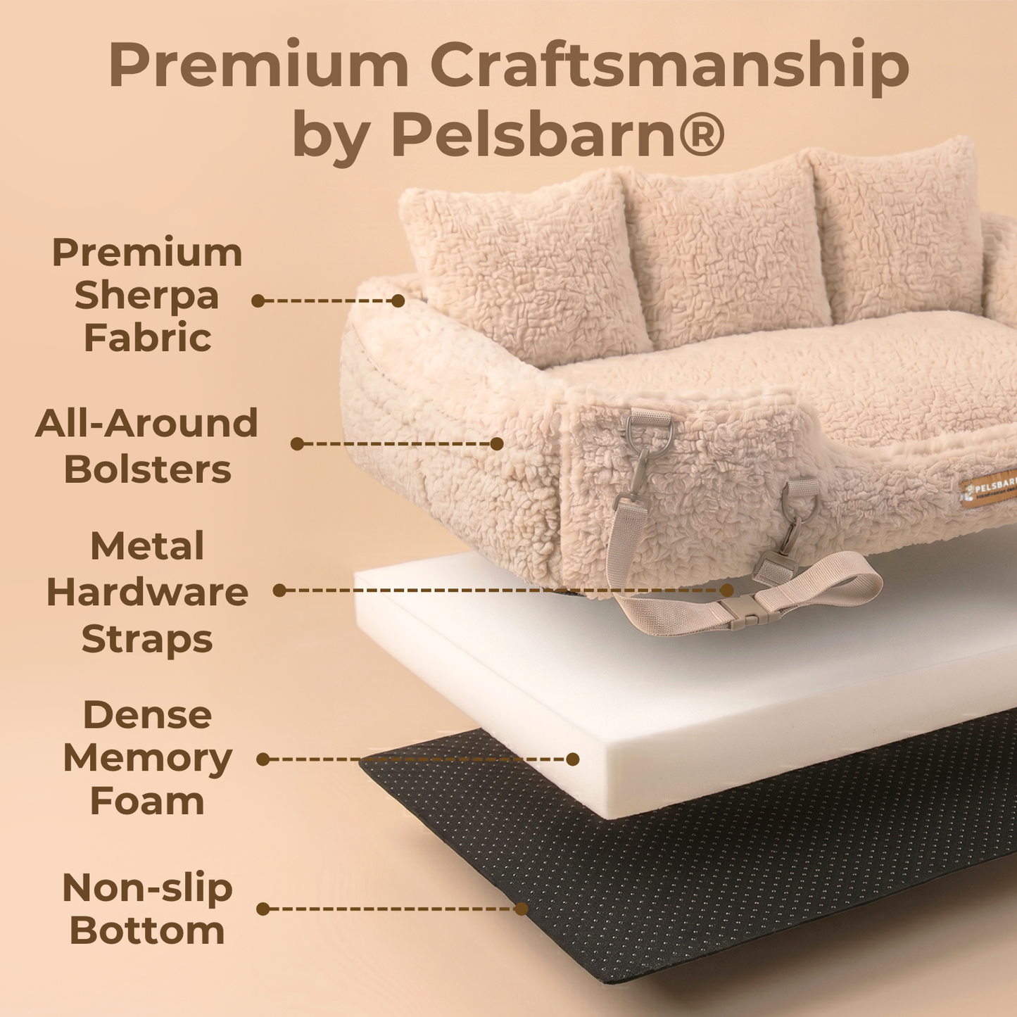 Pelsbarn Cozy Car Seat XL