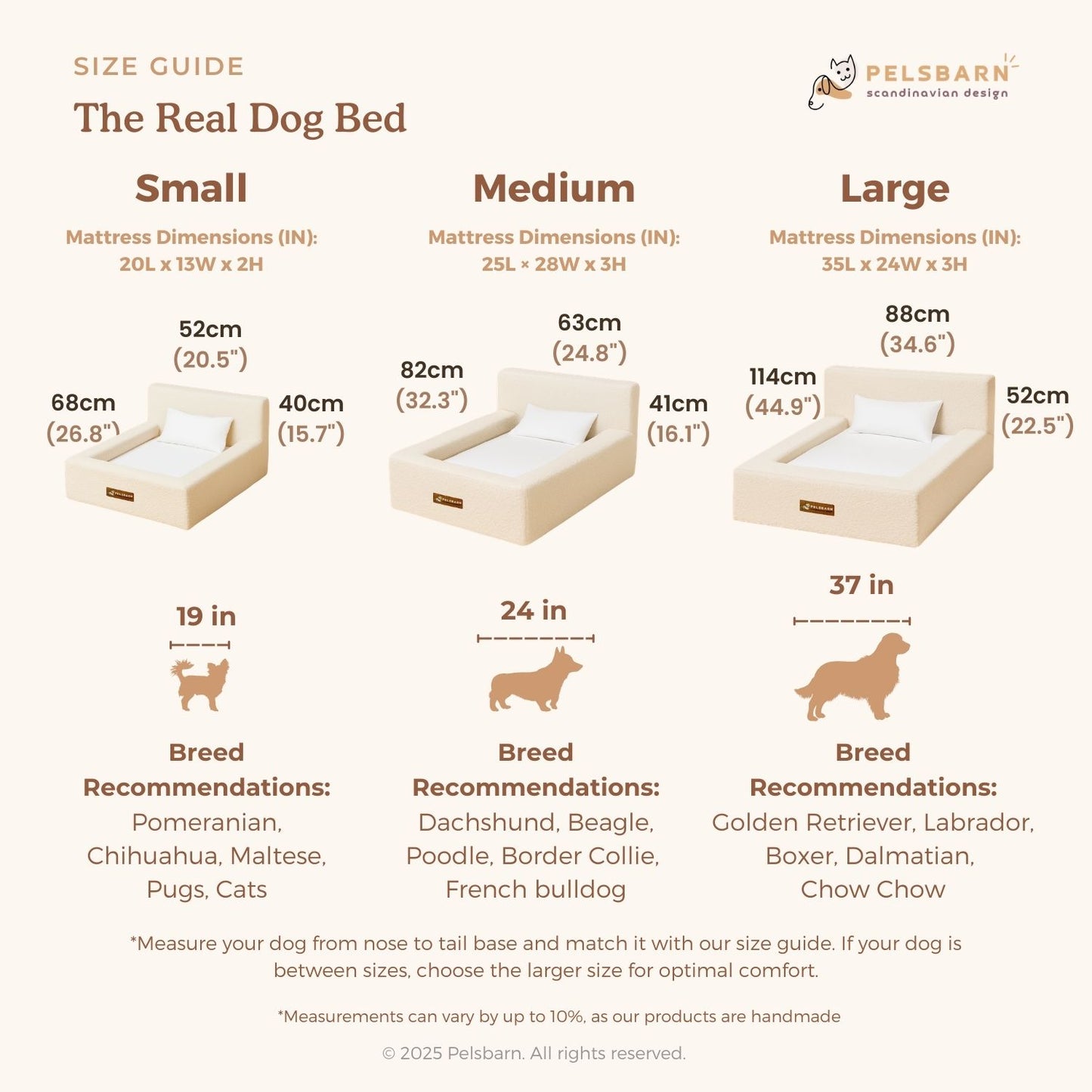 The Real Dog Bed + Free Calming Blanket