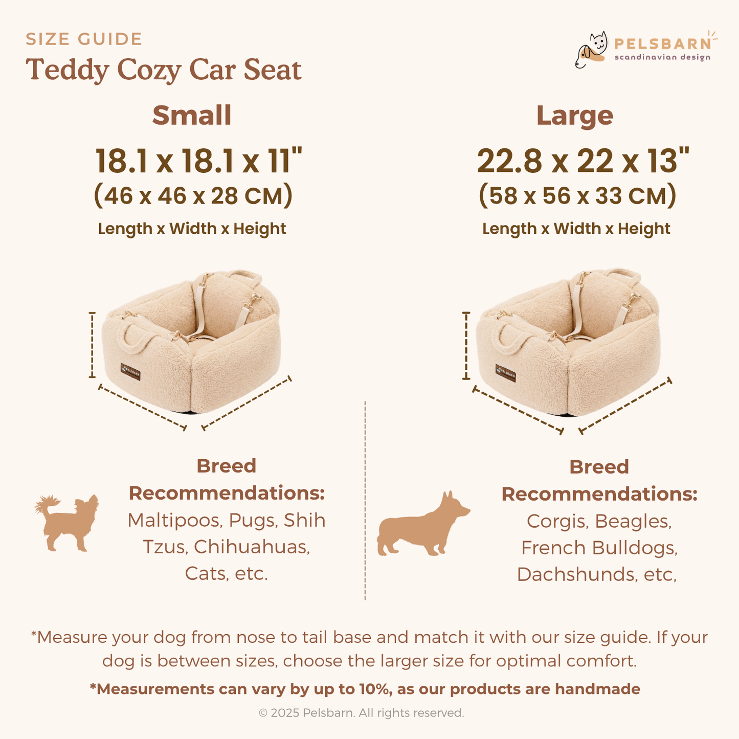 Pelsbarn Teddy Cozy Car Seat